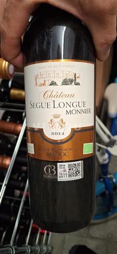 Bordéus Médoc Cru Bourgeois Château Segue Longue Monnier 2014