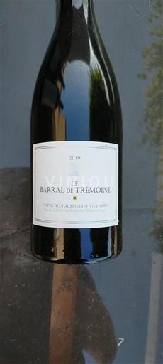 Rosellón Côtes del Roussillon Villages Le Bàrral de Trémoine 2019