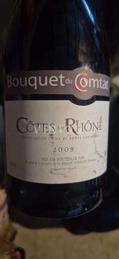 Rhônedalen Côtes du Rhône Bouquet du Comtat 2009