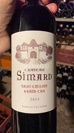 Bordeaux Saint-Émilion Grand Cru Grand Cru Château Simard 2015