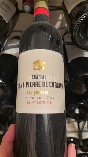 Bordeaux Saint-Estèphe Cru Bourgeois Château Saint-Pierre de Corbian 2018