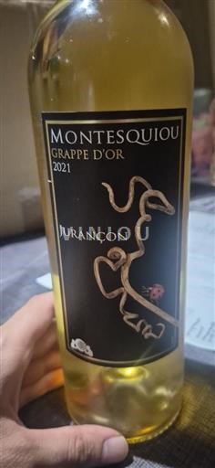 Lounais-Ranska Jurançon Montesquiou Grappe d'Or 2021