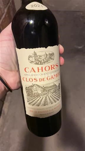 Sydväst Cahors Clos de Gamot 2021