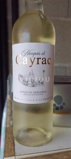 Sudoeste Côtes de Bergerac Marquis de Cayrac 2023