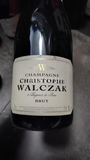 Champaña Champán Christophe Walczak Sin añada