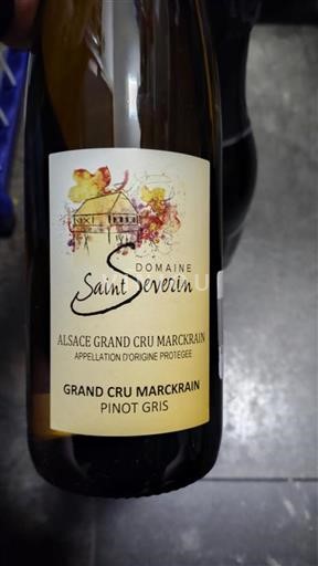 Alsace Grand Cru Domaine Saint Severin Pinot Gris Non Millésimé