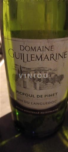 Languedoque Picpoul-de-Pinet Domaine Guillemarine 2017