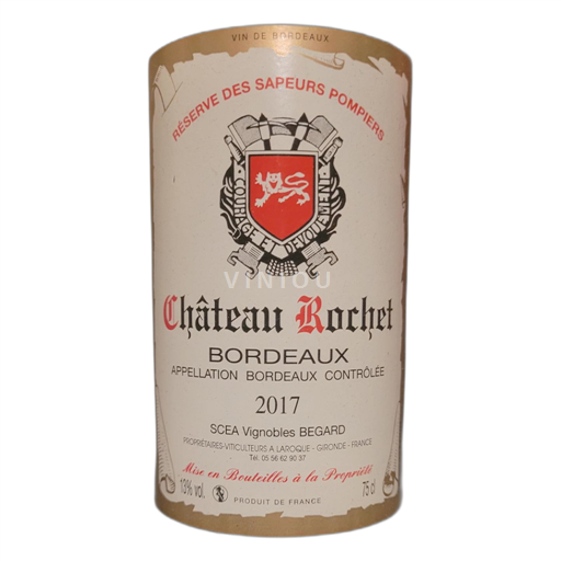 Bordeaux Château Rochet Réserve des Sapeurs Pompiers 2017