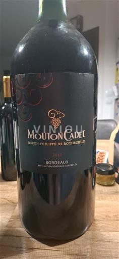 Bordeaux Baron Philippe de Rothschild Mouton Cadet 2015
