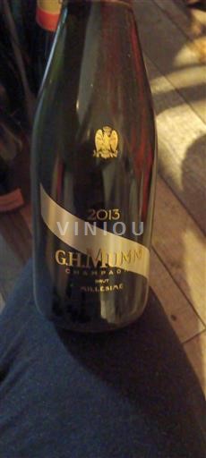 Champagne G.H. Mumm Brut Millésimé 2013