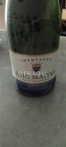 Champaña Champán Eric Maître Brut Tradition Sin añada