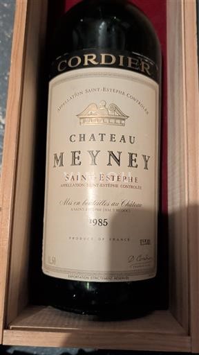 Bordeaux Saint-Estèphe Château Meyney 1985