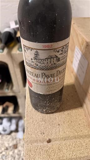 Bordéus Saint-Émilion Grand Cru Classé Pavie Decesse 1982