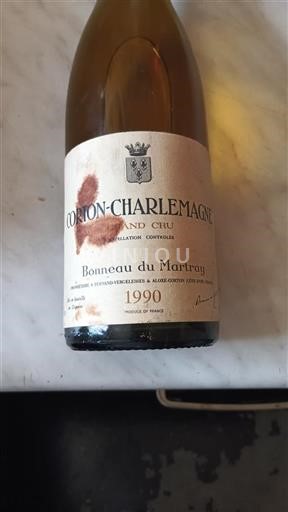 Bourgogne Corton-charlemagne Grand Cru Bonneau du Martray 1990