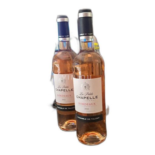 Vin Rosé sec La Petite Chapelle 2022 France Bordeaux AOC