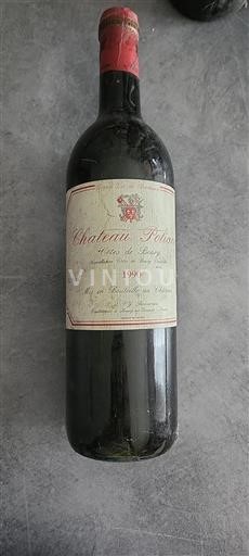 Burdeos Côtes-de-bourg Château Poïen 1990