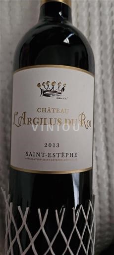 Bordeaux Saint-Estèphe Château L'Argilus du Roi 2013