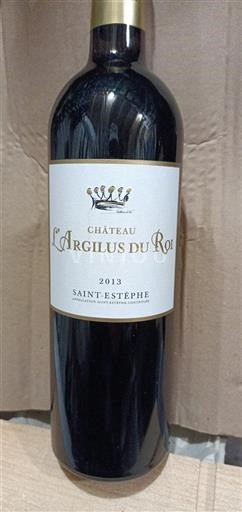 Bordeaux Saint-Estèphe Château L'Argilus du Roi 2013