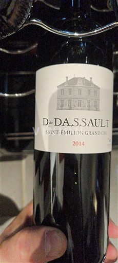 Bordeaux Saint-Émilion Grand Cru Château Dassault D de Dassault 2014