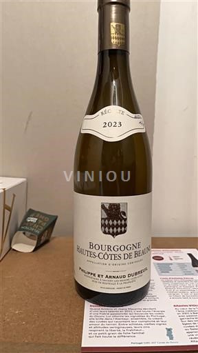 Borgonha Hautes-Côtes de Beaune Philippe et Arnaud Dubreuil 2023