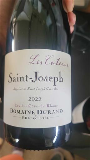 Vallée du Rhône Saint-Joseph Domaine Durand Les Coteaux 2023