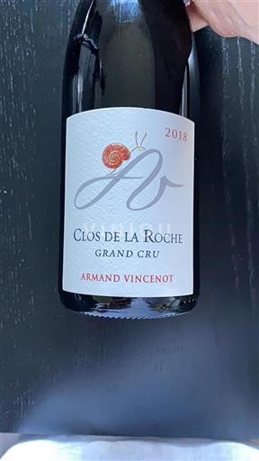 Burgundi Clos-de-la-roche Grand Cru Armand Vincenot 2018