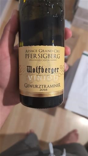 Alsace Alsace Grand Cru Grand Cru Wolfberger Pfersigberg 2018