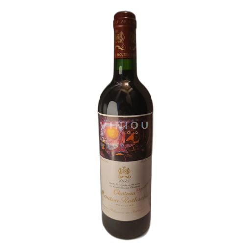 Bordeaux Pauillac Château Mouton Rothschild 1998