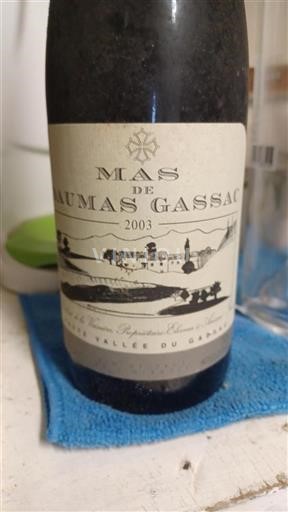 Languedoc Not Specified Mas de Daumas Gassac 2003