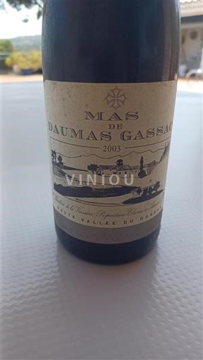 Languedoc Not Specified Mas de Daumas Gassac 2003