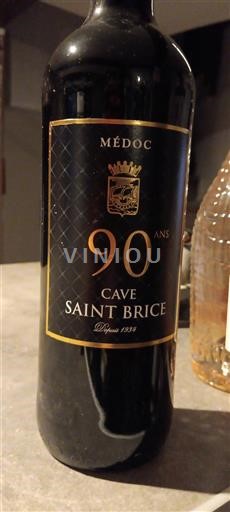 Bordeaux Médoc Cave Saint Brice 90 ans 2021