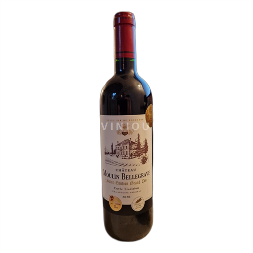 Burdeos Saint-Émilion Gran Cru Moulin Bellegrave Tradition 2020
