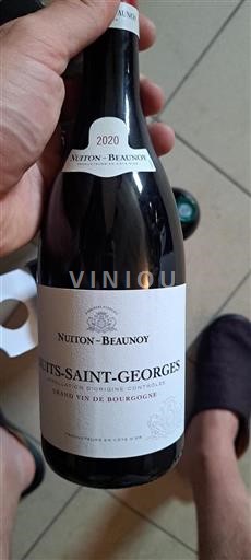 Bourgogne Nuits-saint-georges Nuiton-Beaunoy 2020