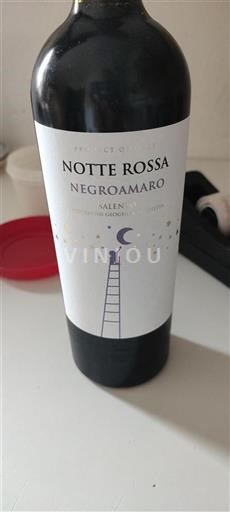 Apulie Nespecifikováno Notte Rossa Negroamaro 2019