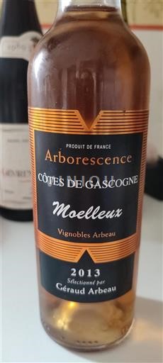 South West Côtes de Gascogne Vignobles Arbeau Arborescence 2013