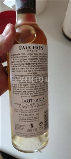 Bordeaux Sauternes Fauchon 2008