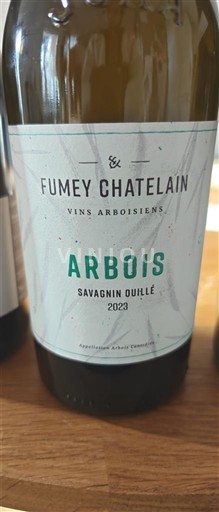 Jura Arbois Fumey Chatelain Savagnin Ouillé 2023