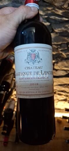 Bordeaux Saint-Émilion Grand Cru Grand Cru Château Lagrange de Lescure 2019