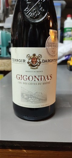 Rhônevallei Gigondas Terroir Daronton Niet-geïntegreerd