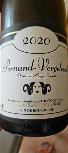 Bourgogne Pernand-Vergelesses François-Xavier Delorme 2020