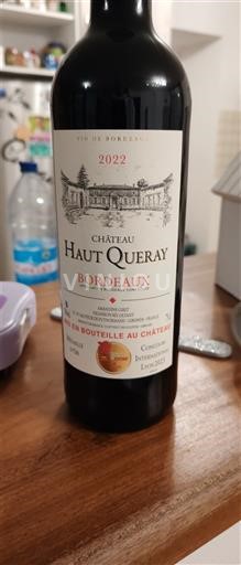 Bordeaux Château Haut Queray 2022