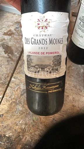 Bordeaux Lalande-de-Pomerol Château Des Grands Moines 2012