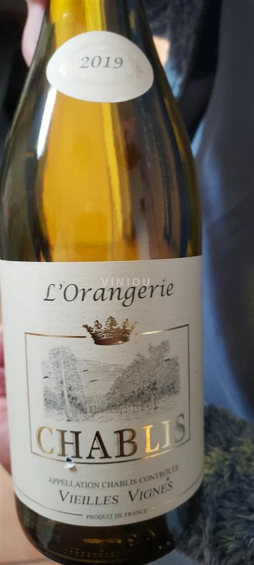 Borgoña Chablis L'Orangerie Vieilles Vignes 2019