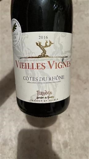 Rona dolina Côtes-du-Rhône Terranea Vieilles Vignes 2016