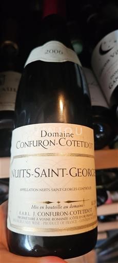 Bourgogne Nuits-saint-georges Confuron-Cotetidot 2006