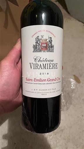 Bordeaux Saint-Émilion Grand Cru Château Viramière 2018
