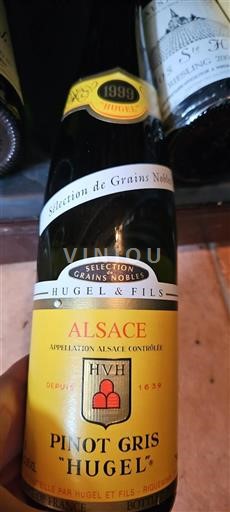 Alsasko Grand Cru Hugel & Fils Sélection de Grains Nobles 1999