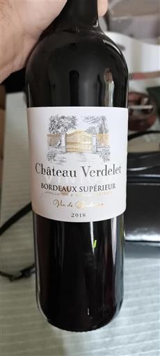 Bordeaux Bordeaux Supérieur Château Verdelet 2018