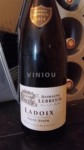 Borgonha Ladoix Domaine Lebreuil Vigne Adaim 2014