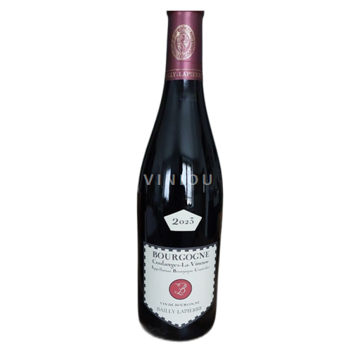 Burgundija Bourgogne Coulanges-la-Vineuse Bailly-Lapierre 2023